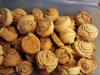 weihnachtliche Zimtschnecken von Lea