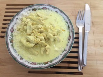 Indisches Hähnchencurry in Kokosnussmilch von Marike