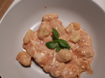 Gnocci-Tomate-Mozzarella Auflauf von Lena