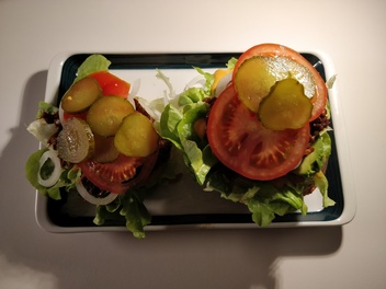 Feuriger Jackfruit Burger  von Magdalena
